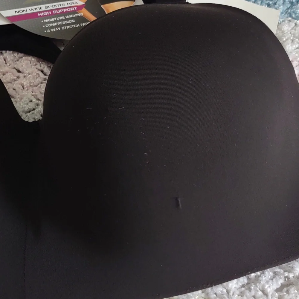 Avia XXXL (D-DD) Non Wire High Support Black Bra *Flawed* - Picture 12 of 14